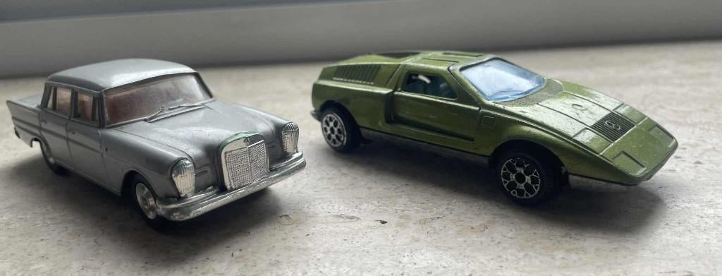 Mercedes Benz 220 S (GAMA) & C111 (POLITOYS), Ophalen of Verzenden, Gebruikt, Auto, Overige merken