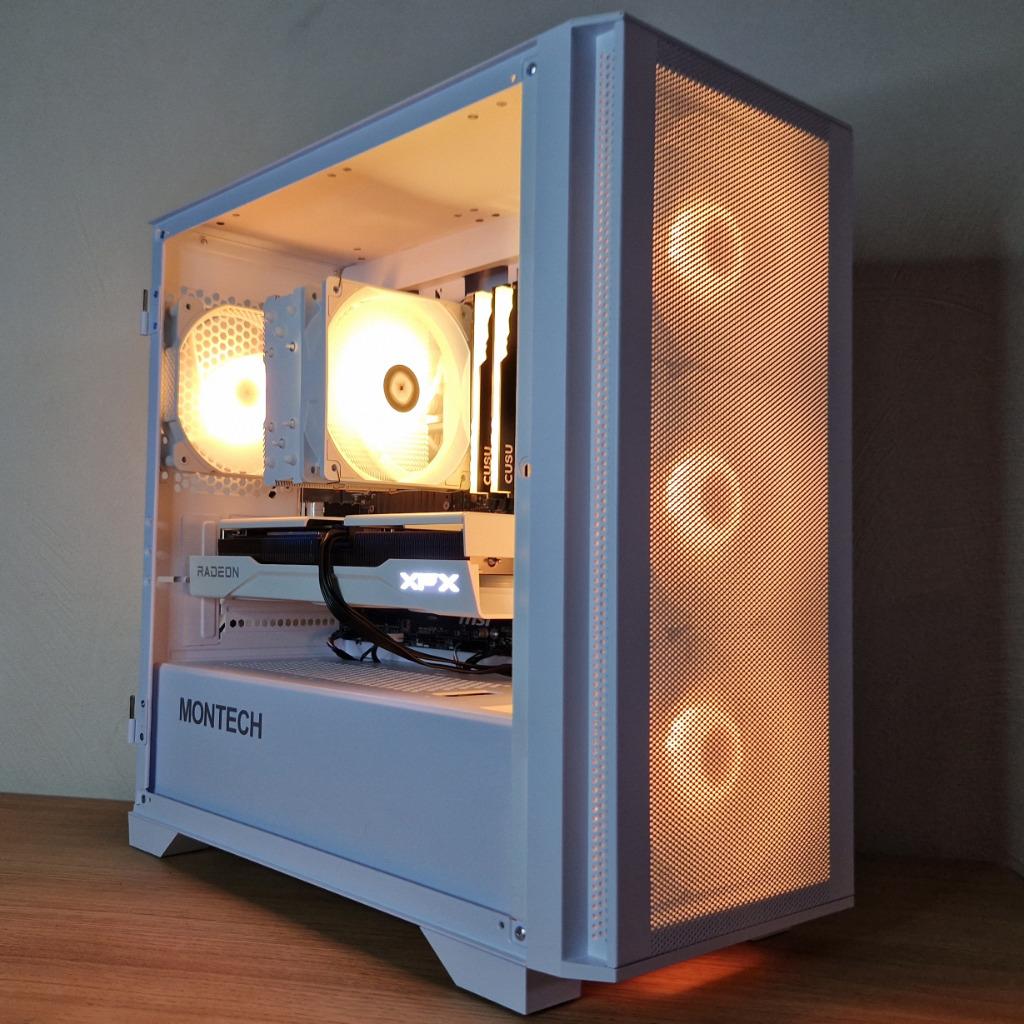 RTX 5070, Ryzen 9600X | Snelle Gaming PC Wit, Computers en Software, Desktop Pc's, Nieuw, 4 Ghz of meer, SSD, 16 GB, Met videokaart