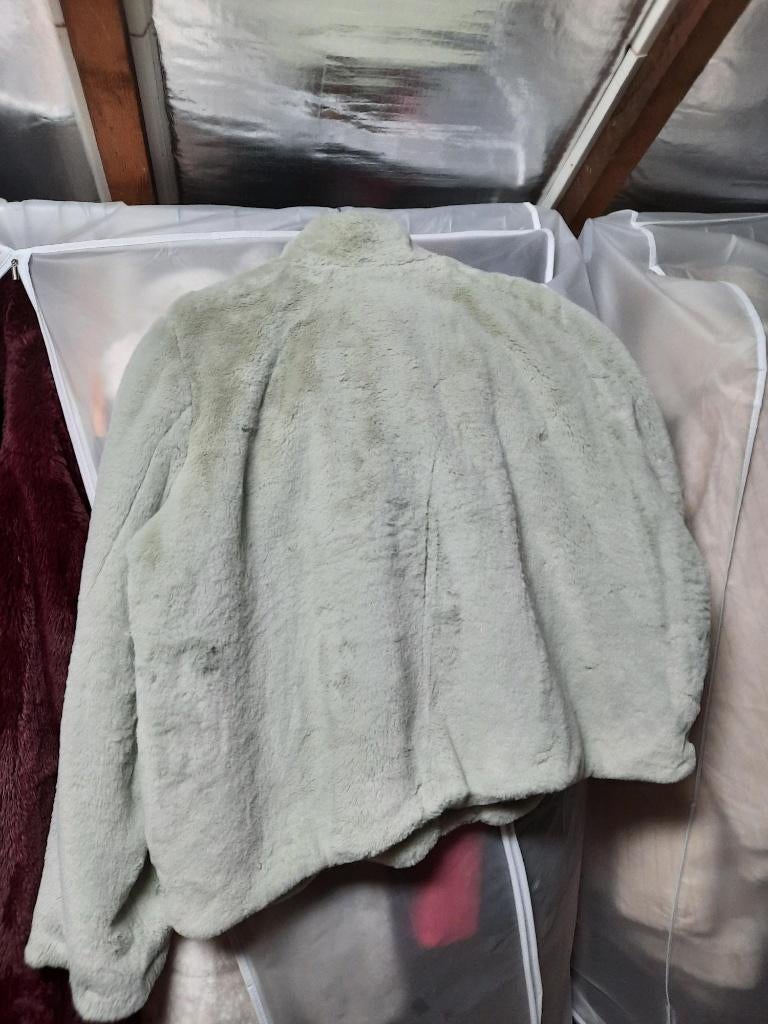 Nep bontjas, Vero Moda, Wit, Maat 46/48 (XL) of groter, Nieuw