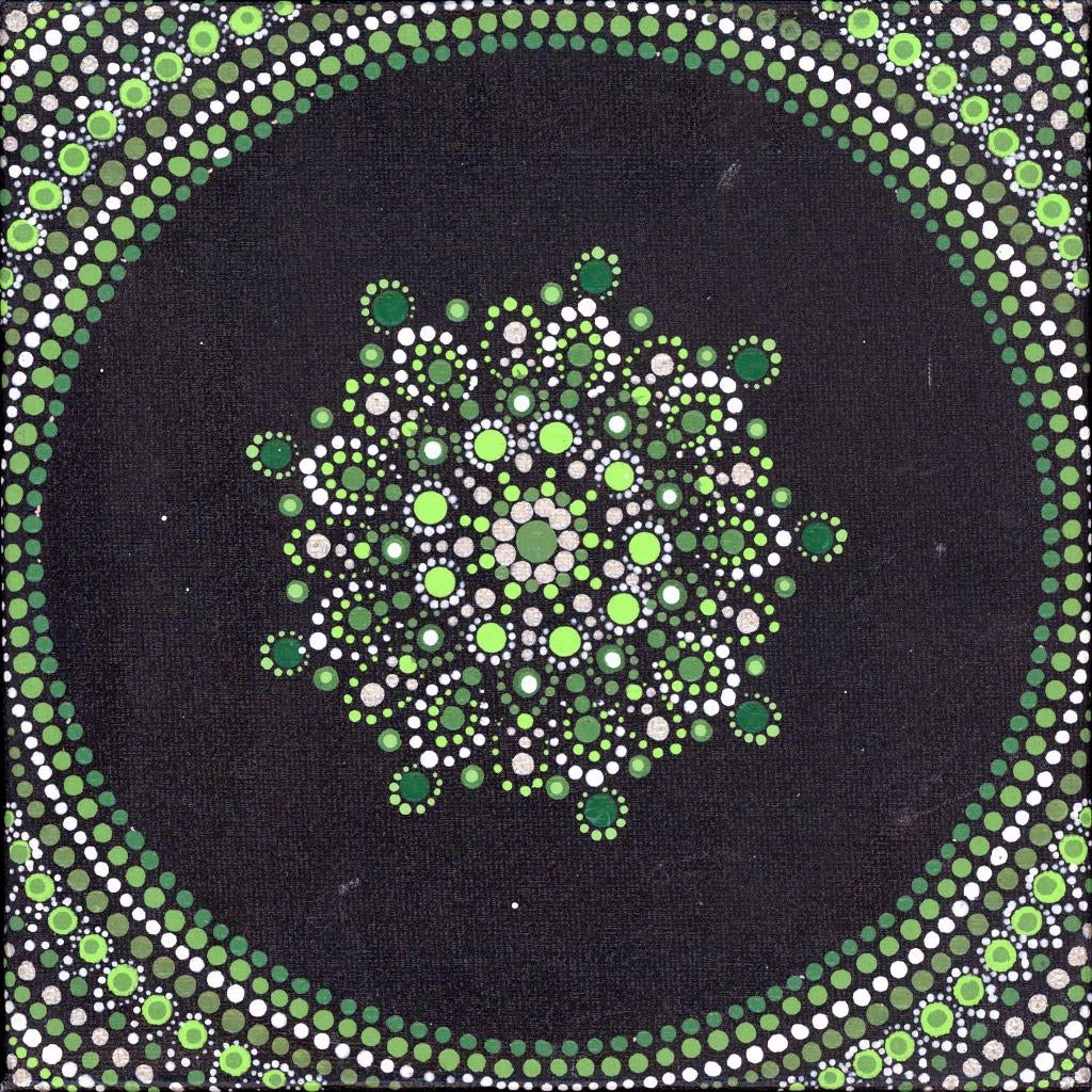 Mandala - Kunstenaar: June Art Studio, Ophalen of Verzenden