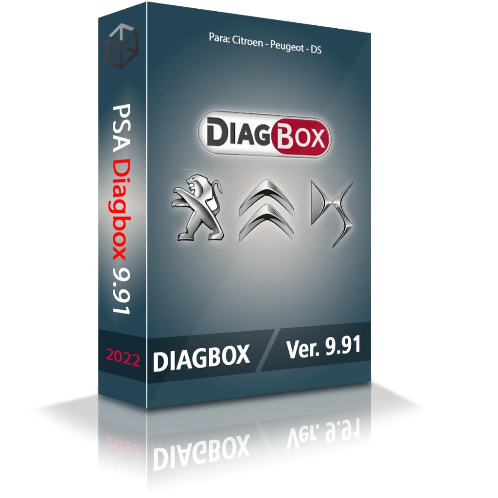 DIAGBOX 9.68 / 9.91 / 9.96 2030 LEXIA 3 PSA PP2000 USB STICK, Ophalen of Verzenden