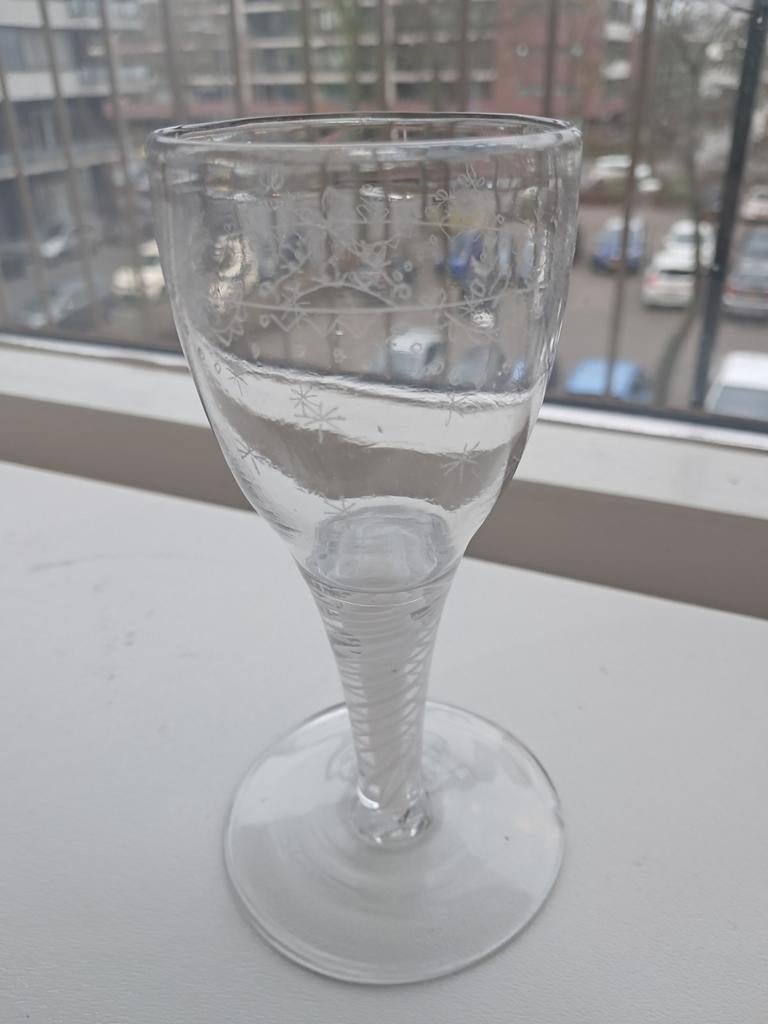 Belgische slingerglas te koop uit 1800 zeer zeldzaam, Ophalen of Verzenden, Overige typen