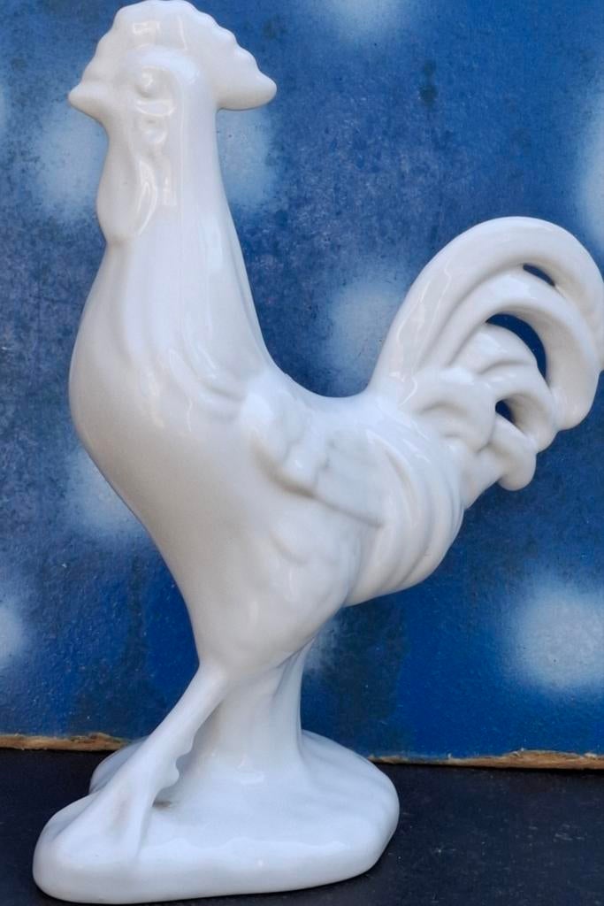 HAAN. ELPA. Porselein.  Portugal. 28 cm., Ophalen, Zo goed als nieuw, Boerderijdier, Beeldje of Figuurtje