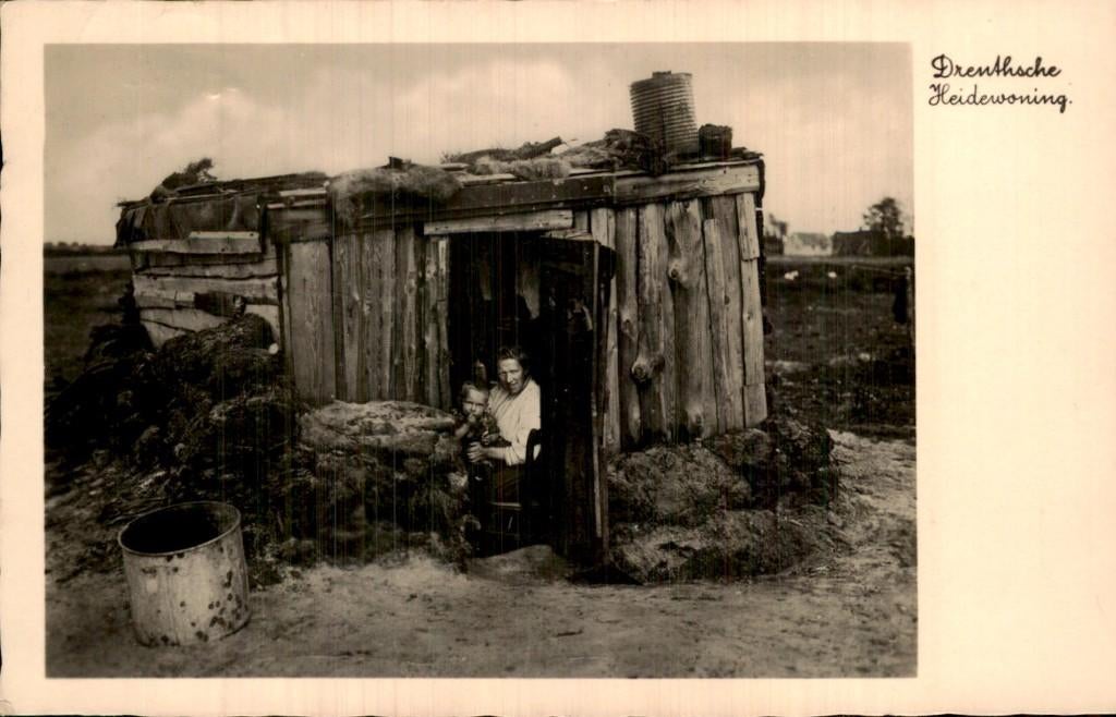 Drentsche Heidewoning, Ophalen of Verzenden, Voor 1920, Gelopen, Drenthe