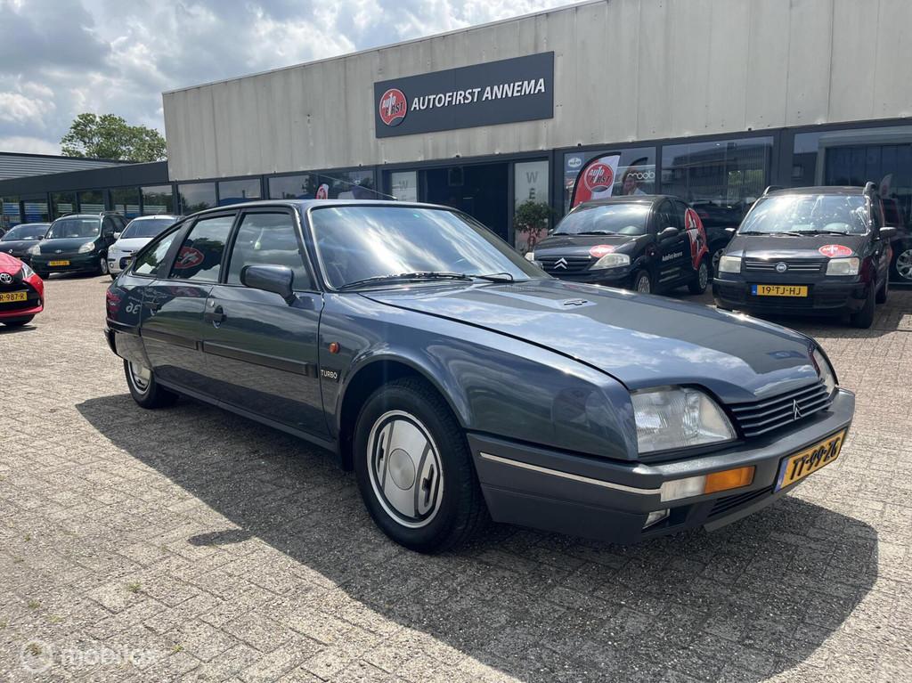 Citroen CX 2.5 GTI Turbo 2 1988, Stof, Zwart, Metallic lak, Citroën