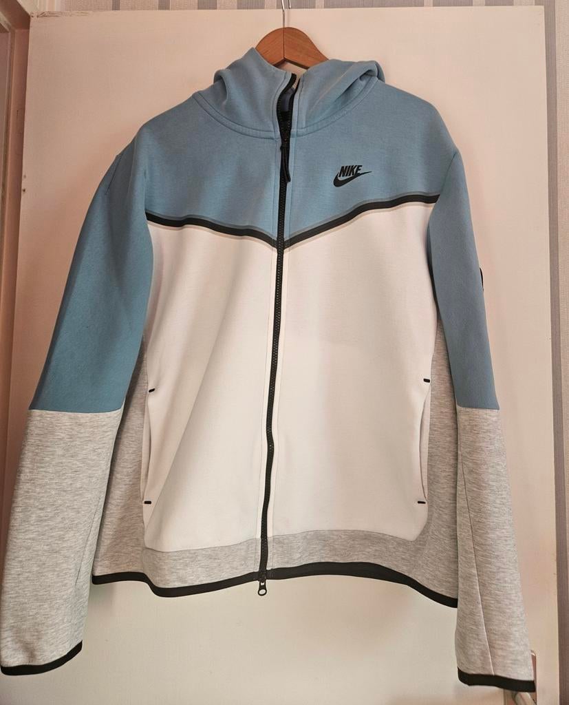 Nike Tech Fleece Trainingspak, Maat 52/54 (L), Blauw, Nike, Ophalen of Verzenden
