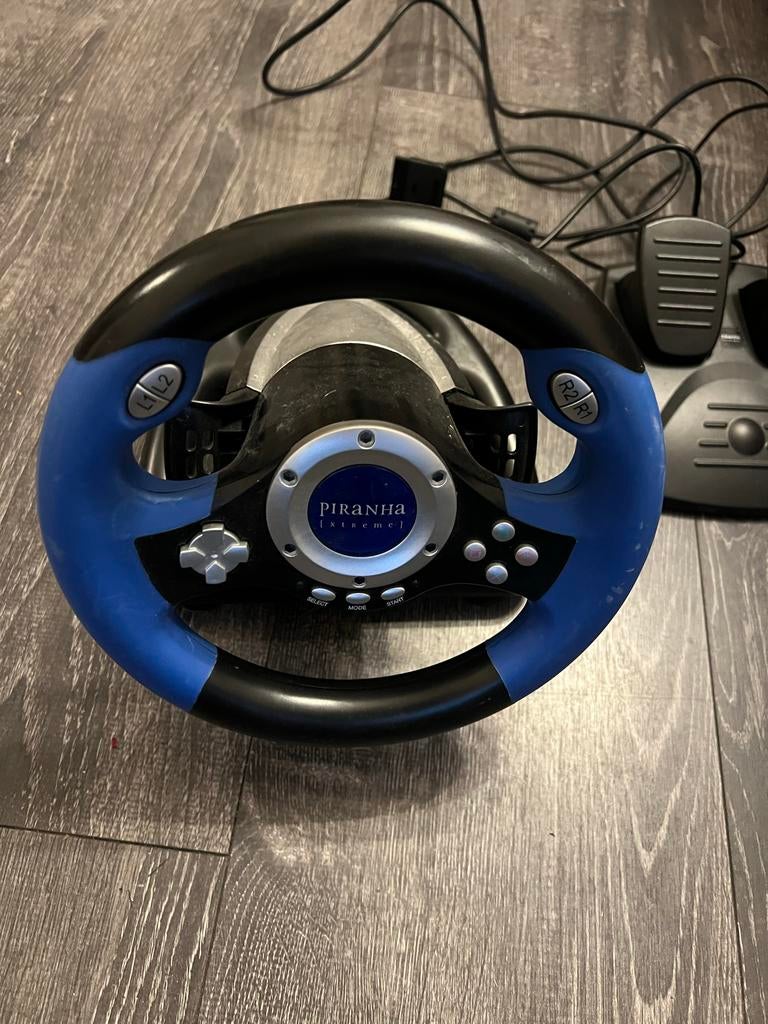 Racestuur met pedalen voor PlayStation 2, Ophalen of Verzenden, Gebruikt