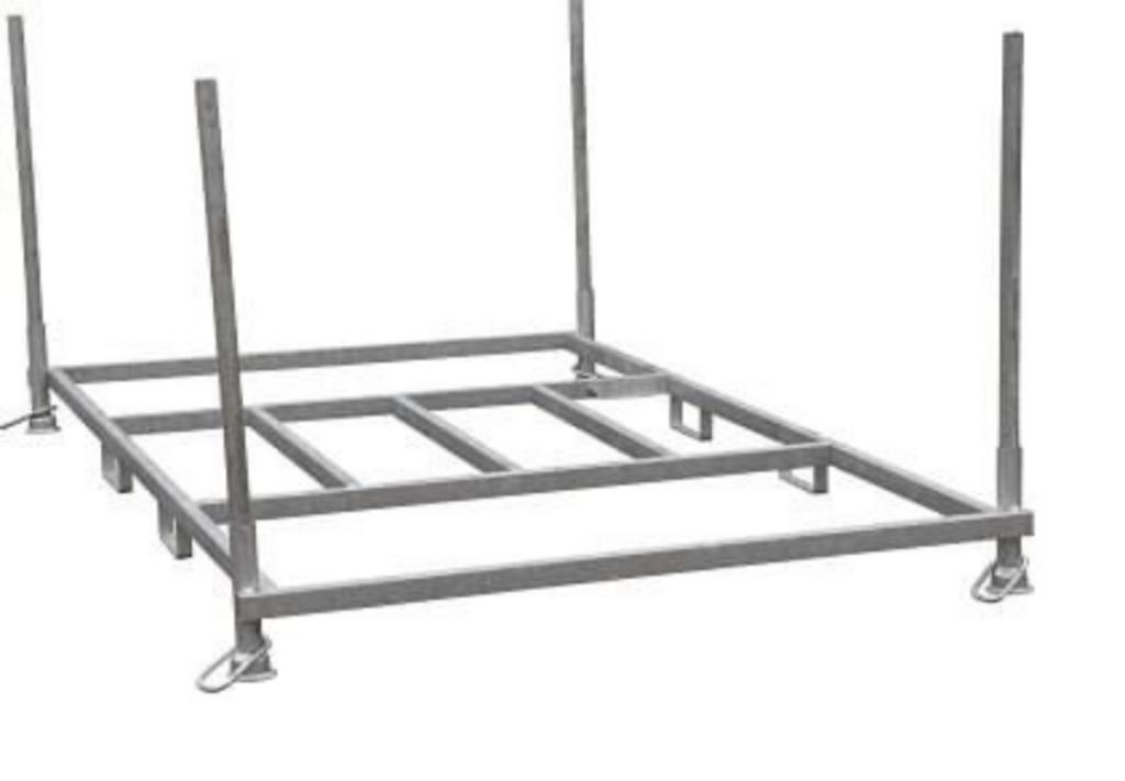 Bouwhek pallet liggend model nieuw en gebruikt