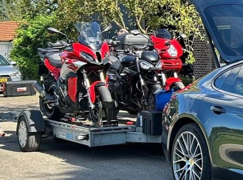 TE HUUR   *** TOHACO *** MOTORTRAILER luchtgeveerd.Compleet!, Aanhangwagen