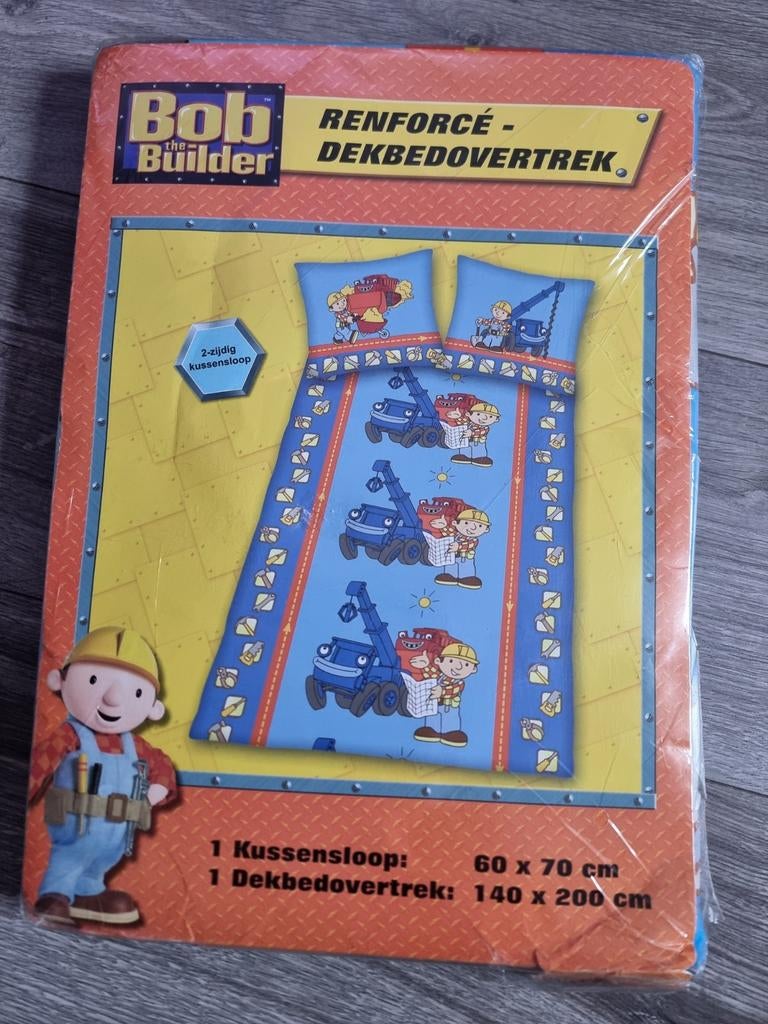 Mooie dekbedovertrek Bob the Builder, maat 140x200 (PR3), Kinderen en Baby's, Kinderkamer | Beddengoed, Ophalen of Verzenden, Nieuw