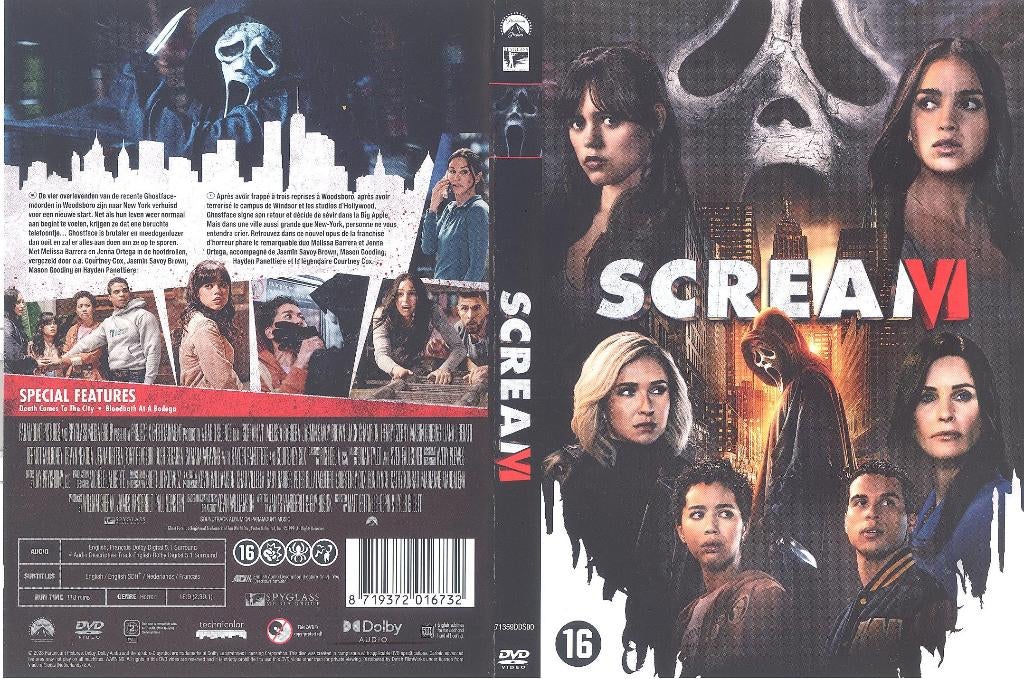 Scream 1. 2, 3, VI & scream 2022, Vanaf 16 jaar, Ophalen of Verzenden, Zo goed als nieuw, Slasher