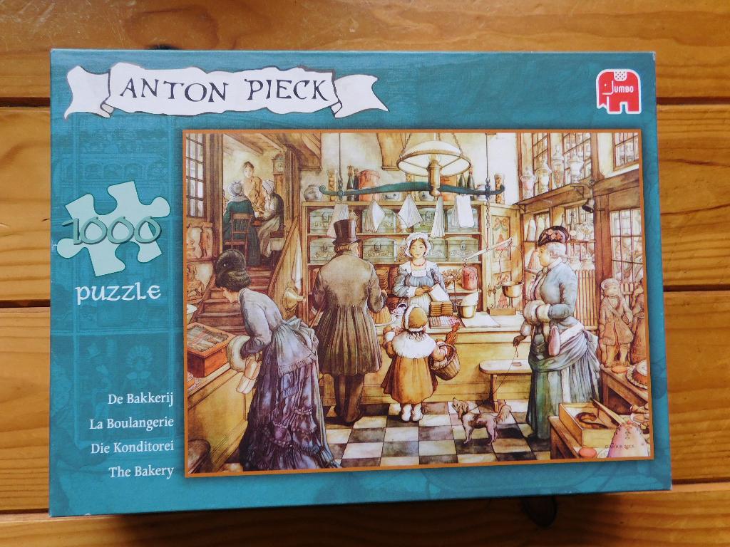 Puzzel 1000 St. de Boulanger  Anton Pieck Jumbo, Ophalen of Verzenden, 500 t/m 1500 stukjes, Zo goed als nieuw, Legpuzzel