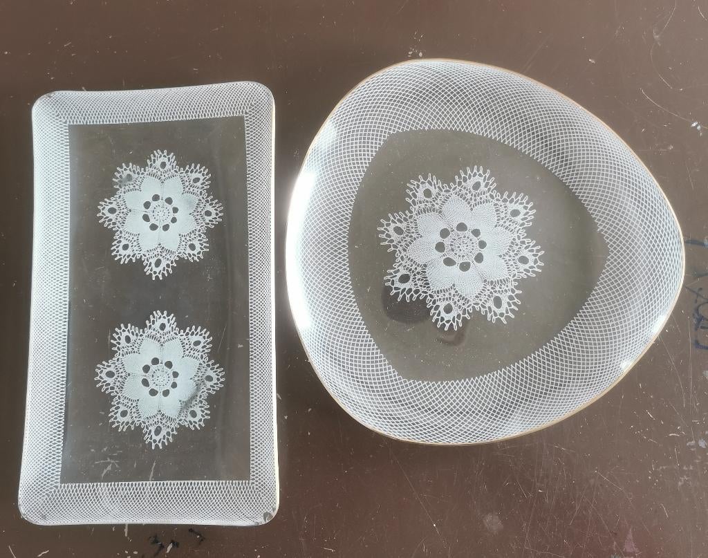 Cakeschaal en serveerschaal, Huis en Inrichting, Keuken | Servies, Ophalen of Verzenden, Overige stijlen, Glas, Schaal of Schalen