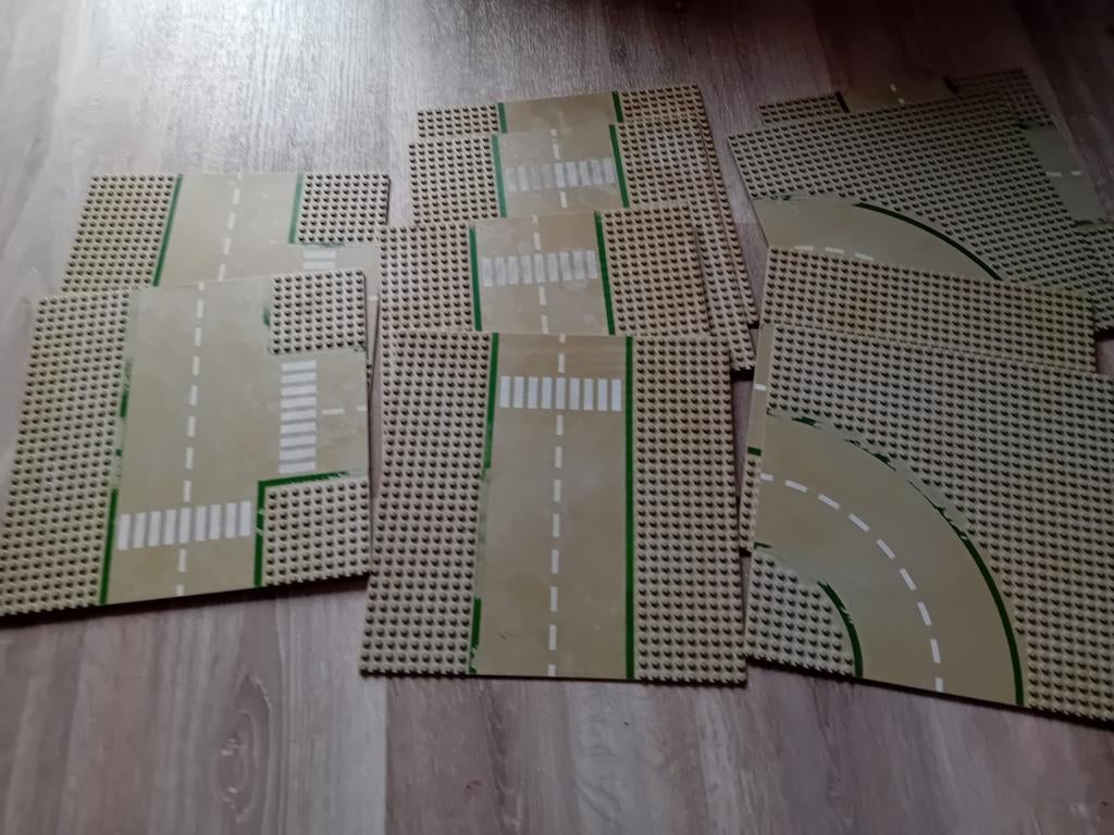 Lego grondplaten, Ophalen of Verzenden, Gebruikt, Losse stenen, Lego