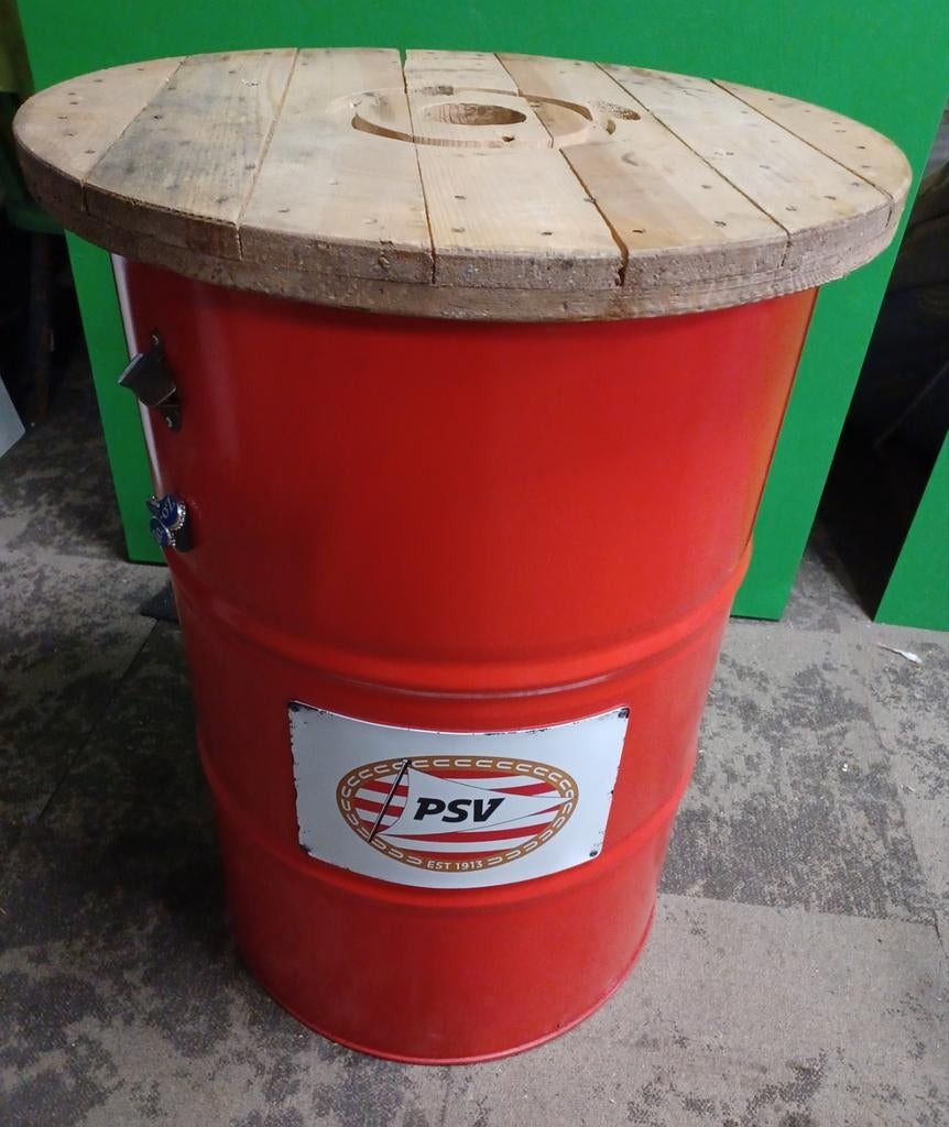 PSV Eindhoven Sta-tafel hang tafel set, Ophalen, 100 tot 150 cm, Nieuw, 25 tot 50 cm
