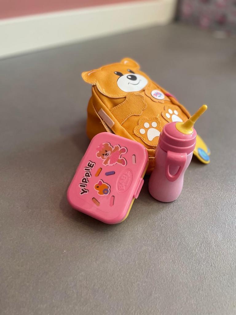 Baby Born Rugzakje met Accessoires, Ophalen of Verzenden, Zo goed als nieuw, Meisje