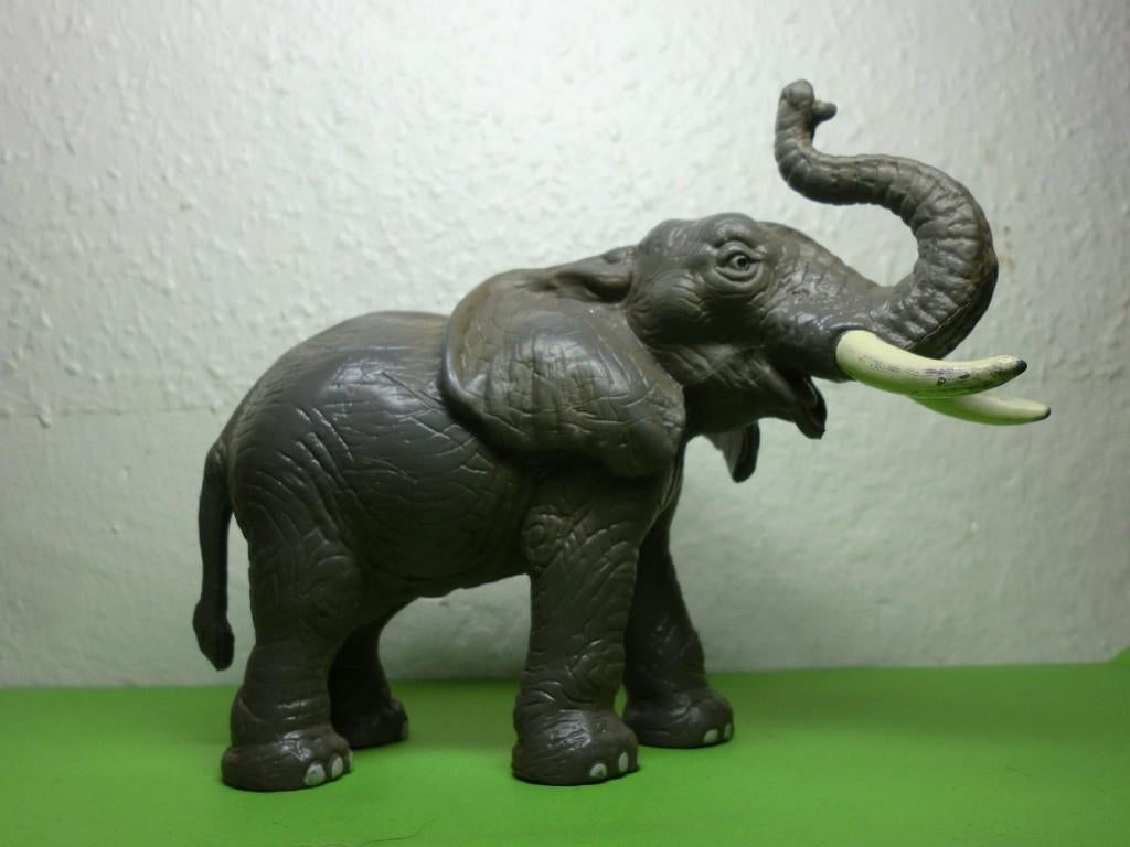 Schleich 14083 afr olifant, dierfiguur, Ophalen of Verzenden, Gebruikt, Wild dier, Beeldje of Figuurtje