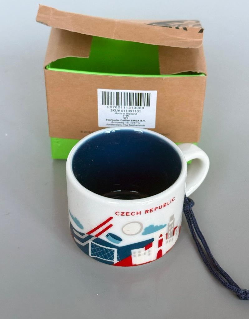 Starbucks YAH espresso kopje czech republic in doos, Keramiek, Nieuw, Ophalen of Verzenden, Overige stijlen