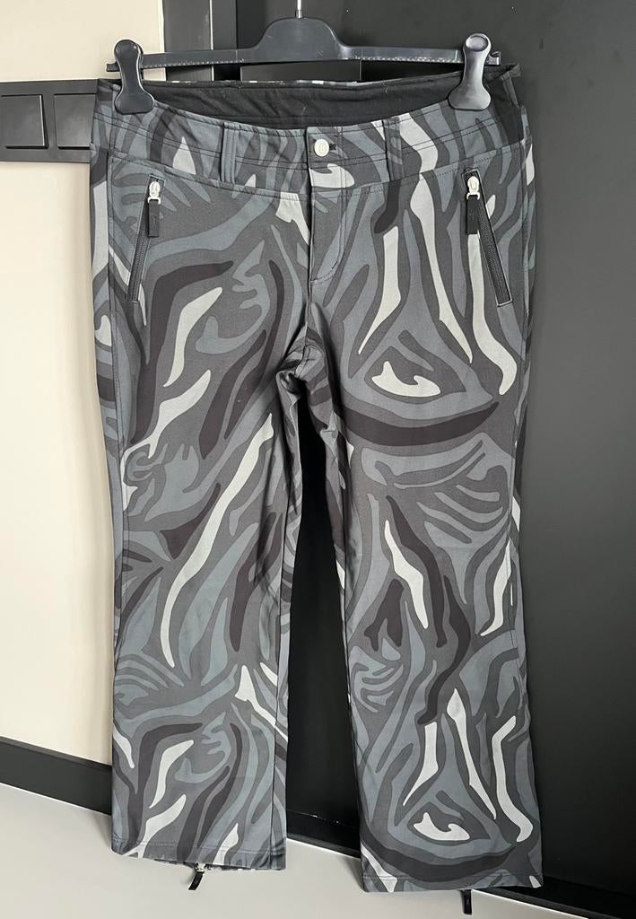 Bogner fire+ice softshell skibroek print zwart grijs 42, Kleding | Dames, Wintersportkleding, Ophalen of Verzenden, Zo goed als nieuw
