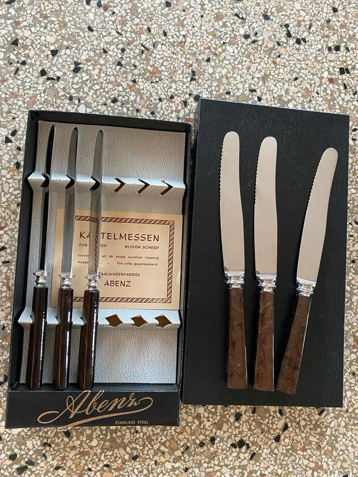 Vintage Alben's RVS Messenset in Originele Doos, Ophalen of Verzenden