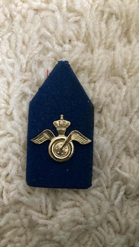 Aan en Afvoer Troepen kraagpad, Ophalen of Verzenden, Landmacht, Nederland, Embleem of Badge