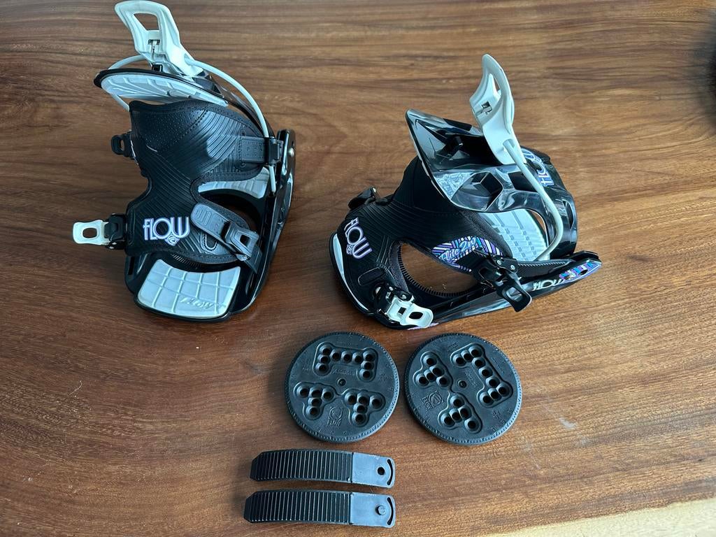 Nieuwe Flow Flore 2W Snowboardbindingen - Maat M, Ophalen of Verzenden, Gebruikt, Bindingen