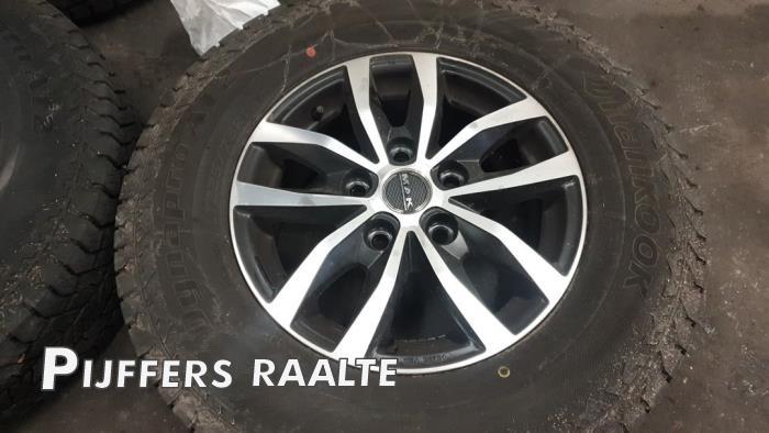 Sportvelgenset + banden van een Fiat Ducato, Gebruikt, Personenwagen