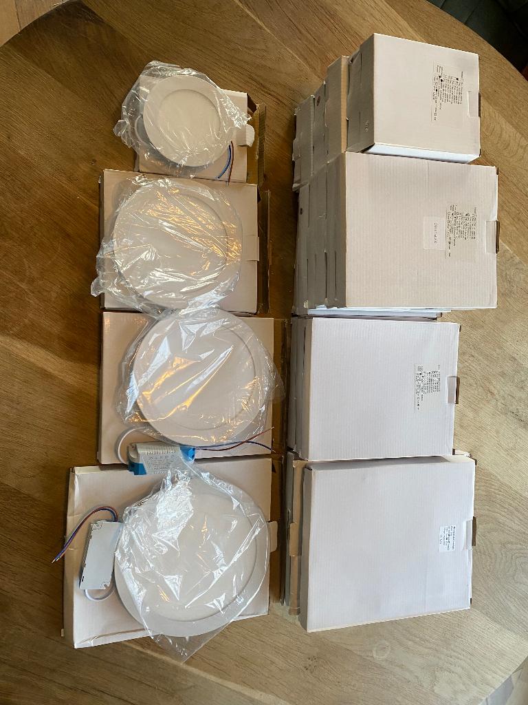 Led downlights hele partij, Ophalen of Verzenden, Nieuw, Metaal of Aluminium, Led