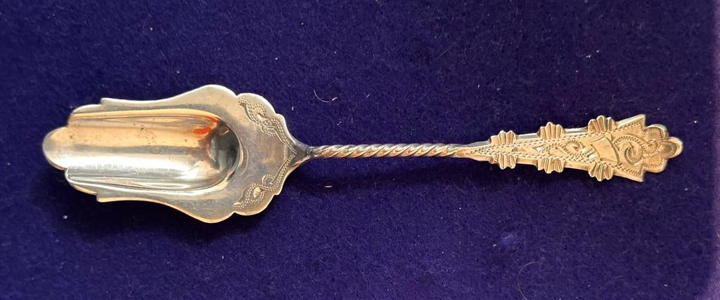 Zilveren (835) Suikerschep Fa P.Oostrum Zn 1972 Schoonhoven, Ophalen of Verzenden