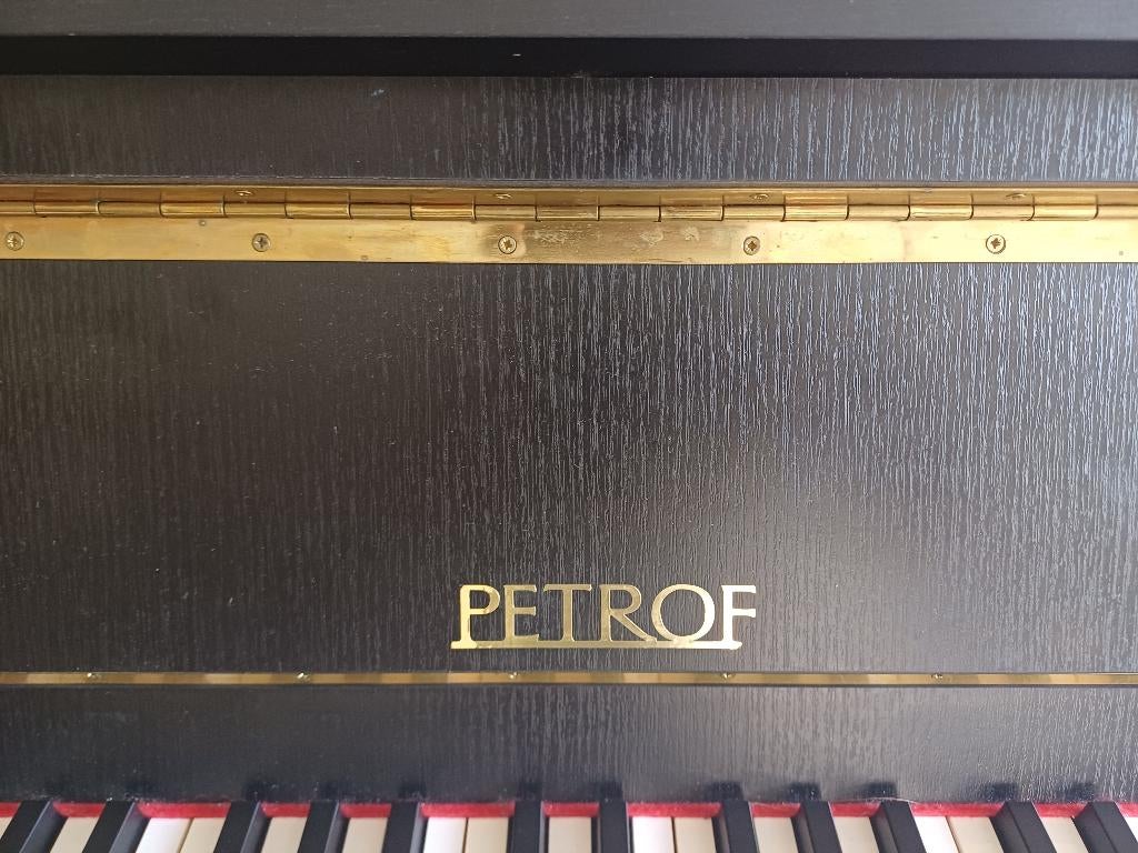 Petrof P118 met slient system uitstekende staat, Ophalen, Gebruikt, Zwart, Piano