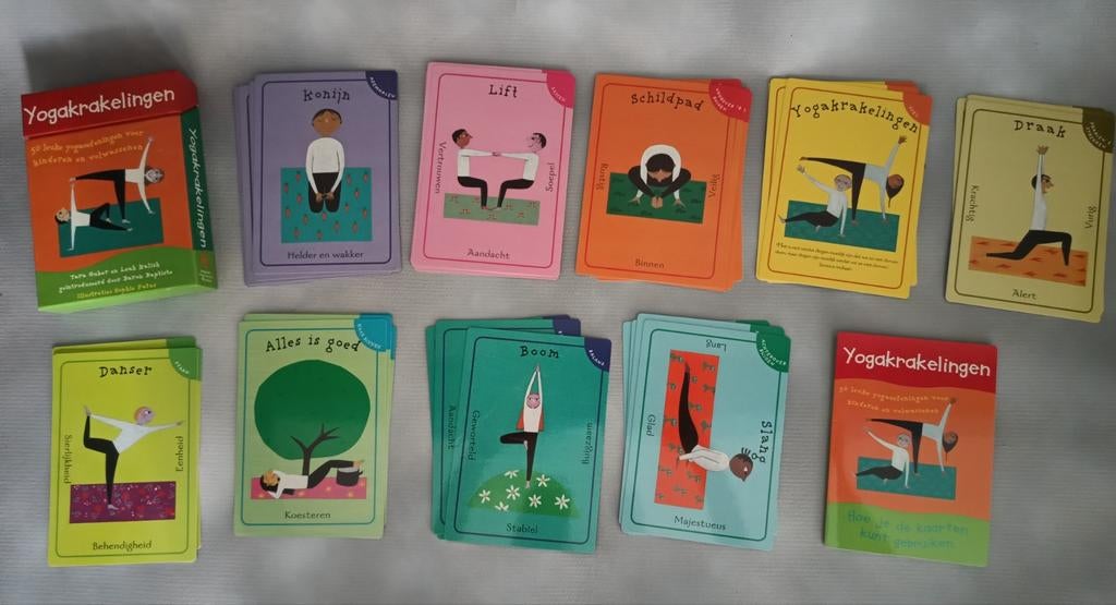 Yogakrakelingen Kaartspel - B. Babtiste, Ophalen of Verzenden, Zo goed als nieuw, Overig