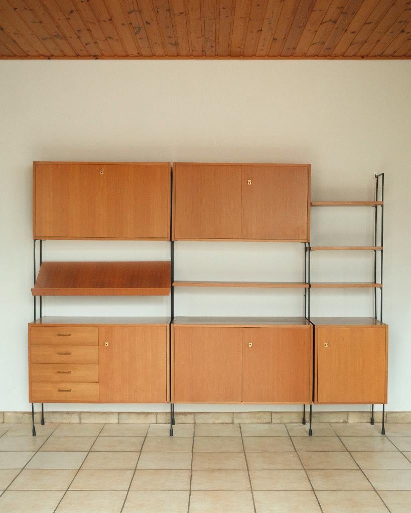 Wall unit, Ernst-Dieter Hilker, Omnia Möbelwerke, Ophalen of Verzenden, Zo goed als nieuw, 150 tot 200 cm, 25 tot 50 cm