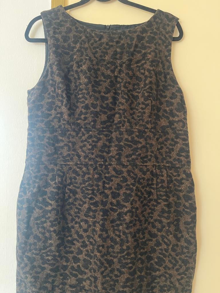 Vintage Frans Molenaar Jurk 42, Kleding | Dames, Jurken, Maat 38/40 (M), Bruin, Ophalen of Verzenden, Knielengte