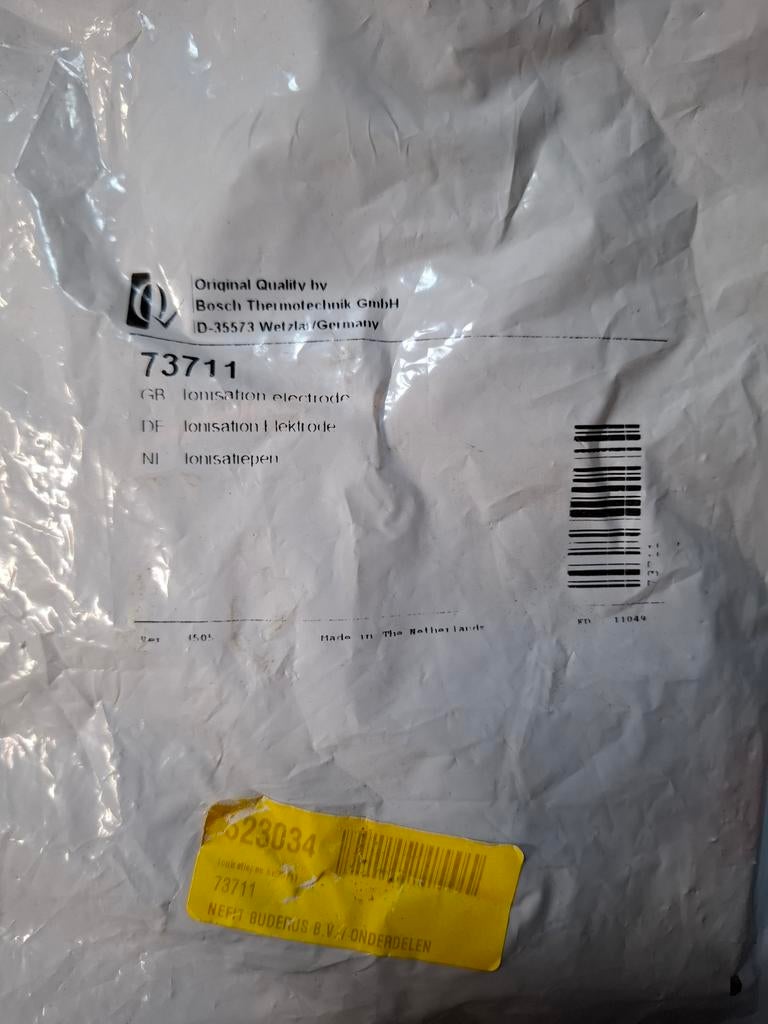 Nefit Buderus Ionisatiepen 73711 Nieuw in verpakking, Ophalen of Verzenden, Nieuw