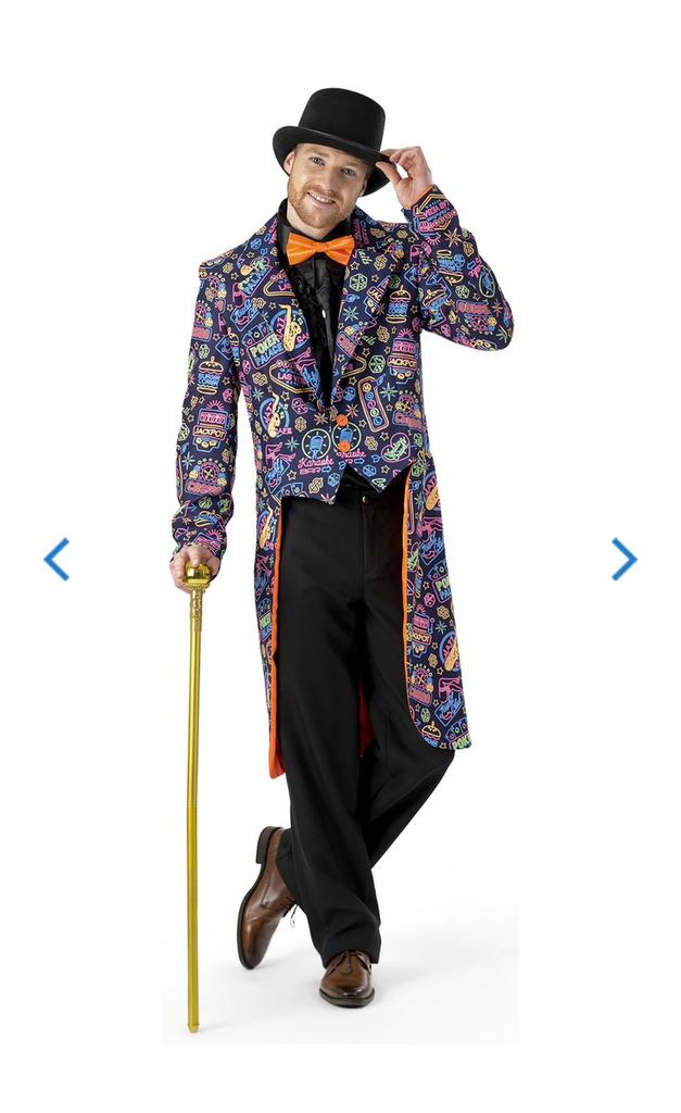 Prachtige slipjas Vegas Vicenzo carnaval kostuum nieuw, Kleding | Heren, Carnavalskleding en Feestkleding, Ophalen of Verzenden
