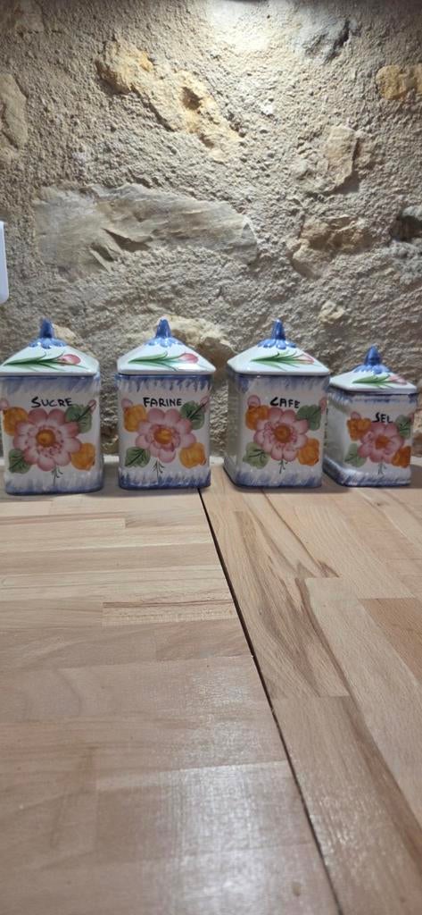 Vintage Kruidenpotten Set, Antiek en Kunst, Ophalen of Verzenden
