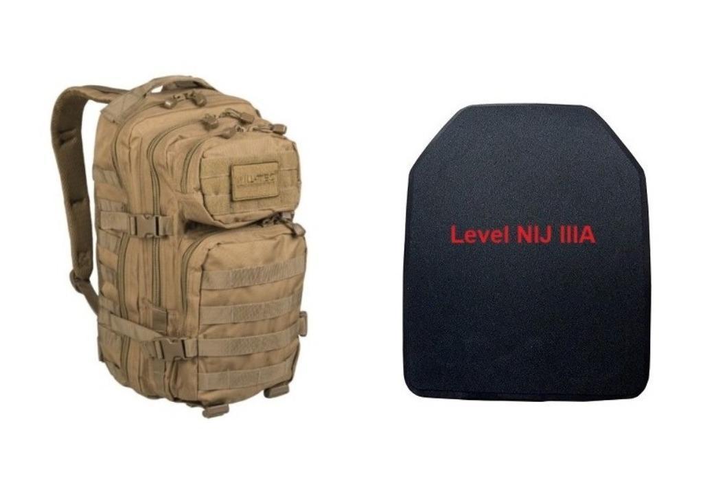 Tactische Rugzak Level NIJ IIIA Ballistisch Bullet Proof, Verzamelen, Verzenden, Overige soorten, Overige gebieden, Overige typen