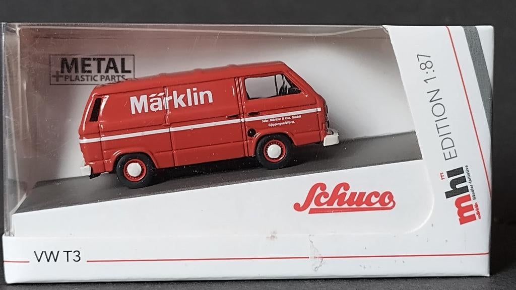 Volkswagen VW Transporter T3 Märklin 1:87 Schuco Metal Pol, Hobby en Vrije tijd, Schuco@schuco.de, Auto, Verzenden, Werkstrasse 1 Fürth Germany