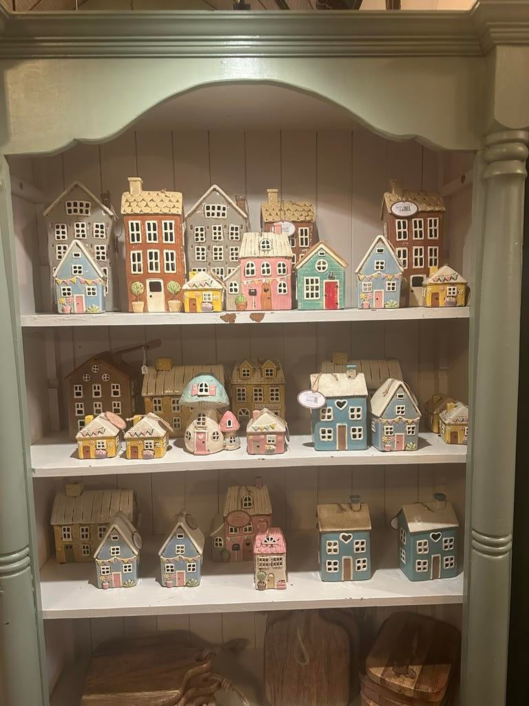 Waxinelicht huisje Engels Scandinavisch, Ophalen, Overige materialen, Nieuw, Hoofdstraat 15 de steeg