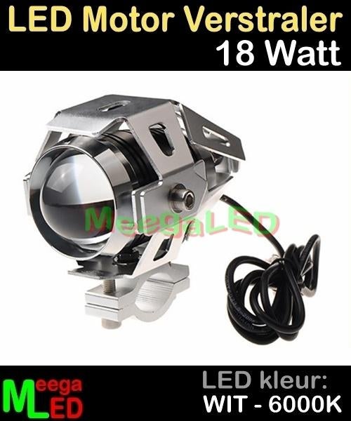 UITVERKOOP - LED Motor Verstraler 18 Watt CREE LED - 2 stuks, Ophalen of Verzenden