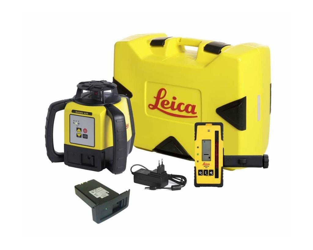 LEICA RUGBY 620 BOUWLASER RE160 mm-ontvngr ZGAN, Doe-het-zelf en Verbouw, Meetapparatuur, Verzenden, Nieuw, Afstand