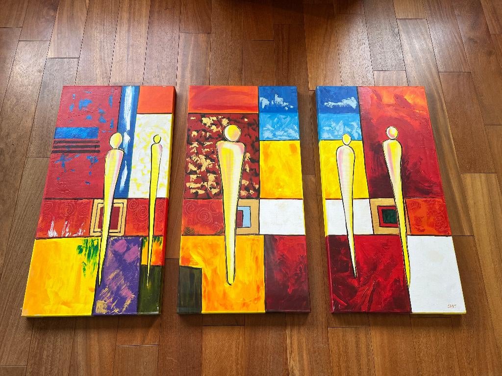 Drieluik, Ophalen, Gebruikt, Oorspronkelijke maker, Schilderij