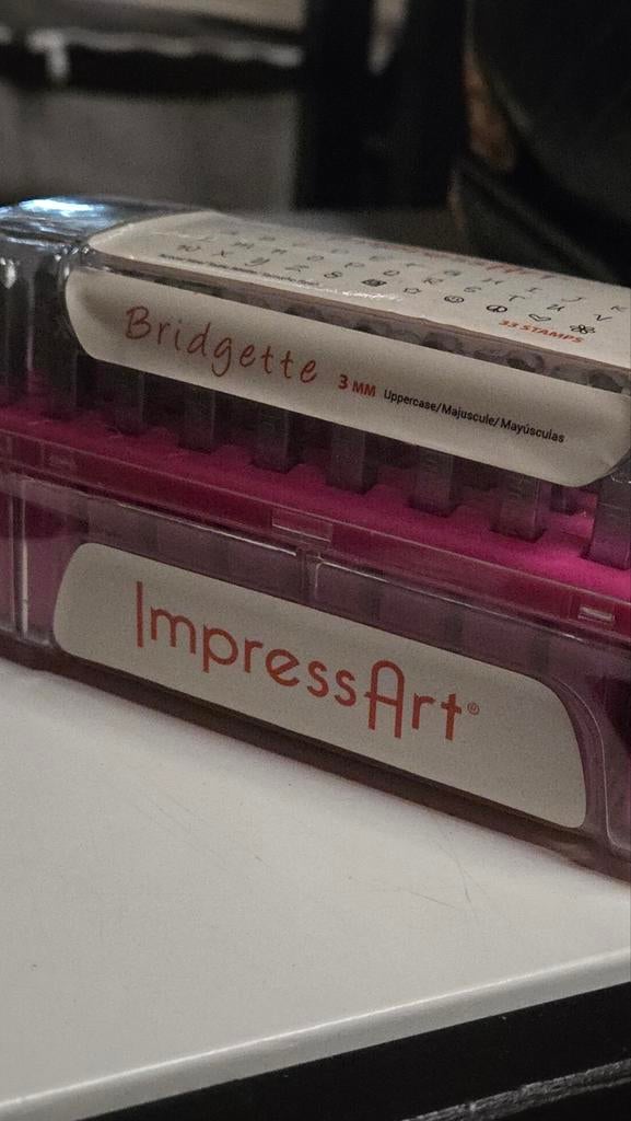 Impressart slagletters Bridgette, Ophalen of Verzenden, Zo goed als nieuw