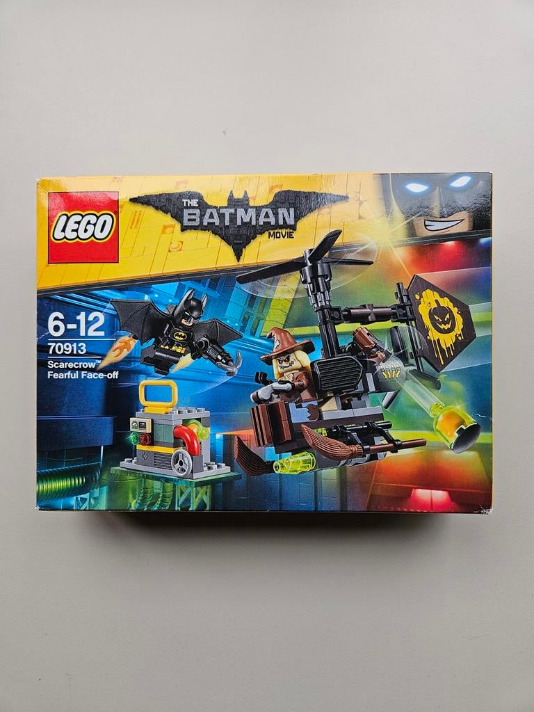 Lego Batman Movie Scarecrow Fearful Face-off 70913, Ophalen of Verzenden, Zo goed als nieuw, Complete set, Lego