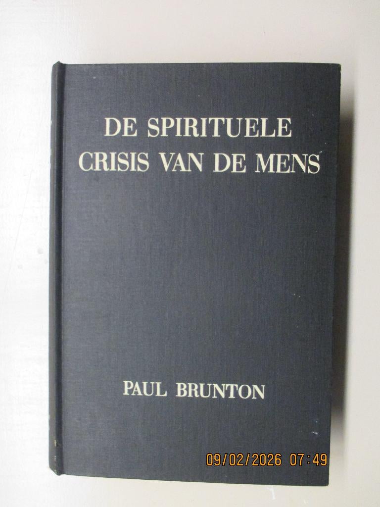 Paul Brunton - De spirituele crisis van de mens, Boeken, Gelezen, Achtergrond en Informatie, Ophalen of Verzenden, Overige onderwerpen