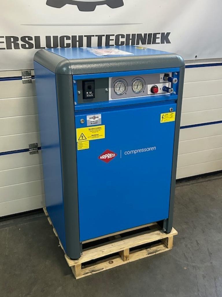 ACTIE AIRPRESS APZ 320 230 VOLT STILLE COMPRESSOR, 6 tot 10 bar, Nieuw, 25 tot 100 liter, Geluidgedempt