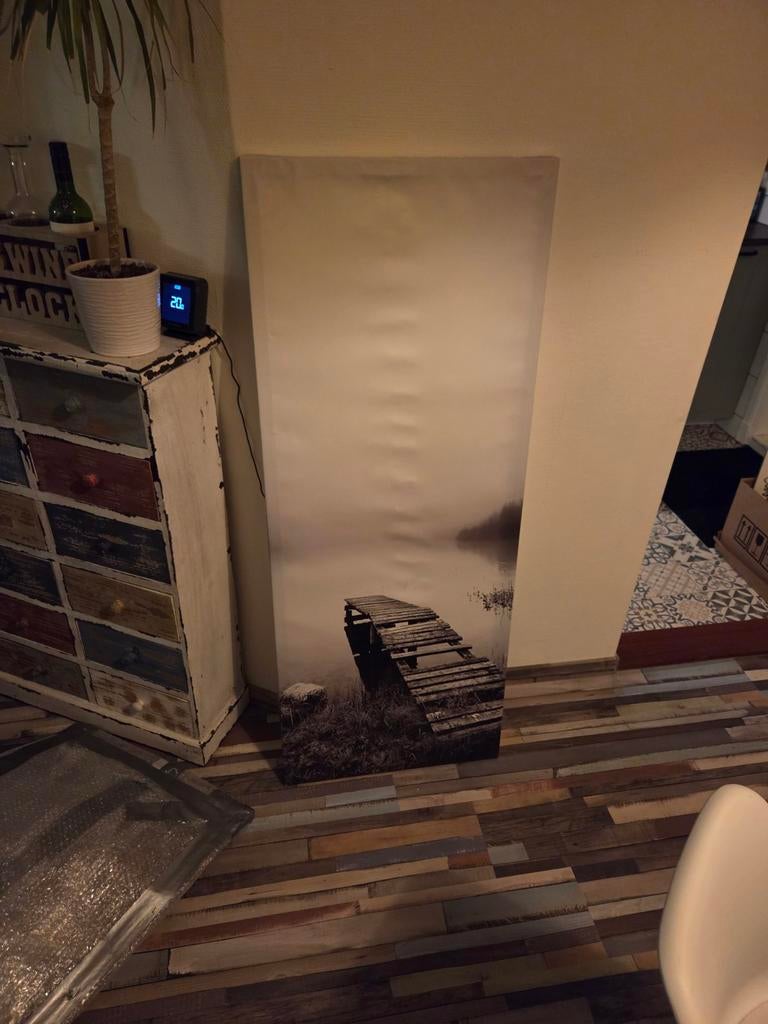 Schilderij op canvas - Steiger, Ophalen