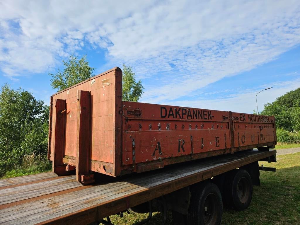 Containerbak alumiumschotten kabel aansluiting, Ophalen