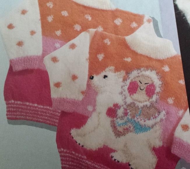 Eskimo op IJsbeer trui breipatroon, Hobby en Vrije tijd, Breien en Haken, Ophalen of Verzenden, Zo goed als nieuw, Breien, Patroon of Boek