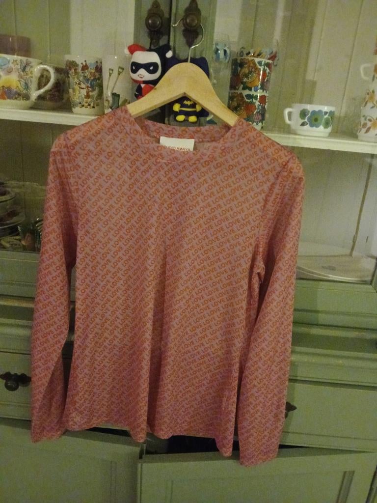 Nieuw Studio Amaya mesh top Love L, Studio Amaya, Maat 42/44 (L), Nieuw, Ophalen of Verzenden